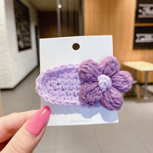 Load image into Gallery viewer, Wool Crochet Hair Clips
