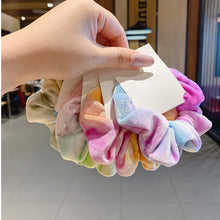 Load image into Gallery viewer, Tie Dye Rainbow Scrunchie
