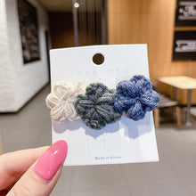 Load image into Gallery viewer, Wool Crochet Hair Clips
