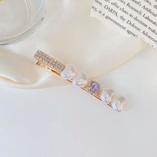 Load image into Gallery viewer, Vintage Sapphire Grandma Pin - Heart - Hair Clips
